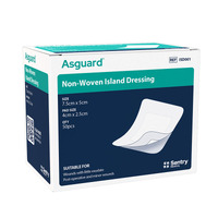 AsGUARD Flex + Non-Woven Sterile Island Dressing 7.5x5cm - Box/50  ISD001